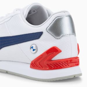 BMW M Motorsport Track Racer Motorsport Shoes, Puma White-Estate Blue
