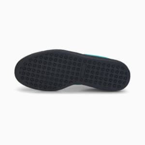 Mercedes F1 Suede Motorsport Sneakers, Puma Black-Spectra Green