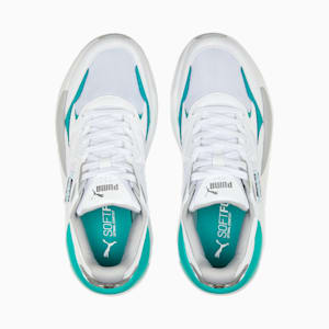 Mercedes AMG Petronas F1 X-Ray Speed Unisex Sneakers, PUMA White-Spectra Green-PUMA Silver