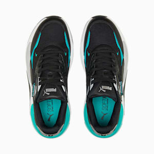 Mercedes AMG Petronas F1 X-Ray Speed Unisex Sneakers, PUMA Black-Spectra Green-PUMA Silver