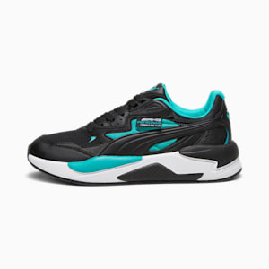 Mercedes AMG Petronas F1 X-Ray Speed Unisex Sneakers, PUMA Black-Spectra Green-PUMA White, extralarge-IND