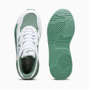 Mercedes AMG Petronas F1 X-Ray Speed Unisex Sneakers, PUMA White-Eucalyptus, extralarge-IND