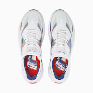 メンズ BMW MMS マコ SL リボーン スニーカー, Puma White-Strong Blue-Fiery Red