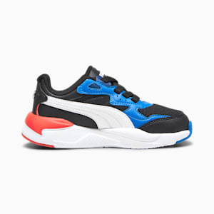 BMW M Motorsport X-Ray Speed Little Kids' Motorsport Shoes, PUMA Black-PUMA White, extralarge