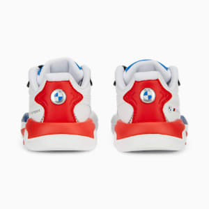 BMW M Motorsport X-Ray Speed Toddlers' Motorsport Shoes, PUMA White-Pro Blue-Pop Red