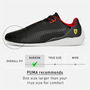 Ferrari Drift Cat Decima Unisex Sneakers, PUMA Black-PUMA White-Asphalt, extralarge-IND