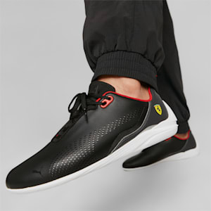 Scuderia Ferrari Drift Cat Decima Motorsport Shoes, PUMA Black-PUMA White-Asphalt, extralarge