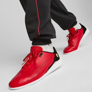 メンズ フェラーリ ドリフト キャット デシマ スニーカー, Rosso Corsa-PUMA White-PUMA Black