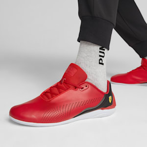 メンズ フェラーリ ドリフトキャット デシマ ドライビングシューズ, Rosso Corsa-PUMA Black-PUMA White, extralarge-JPN