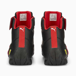 Scuderia Ferrari Neo Cat Mid Top Motorsport Unisex Shoes, Puma Black-Puma Black, extralarge-IND