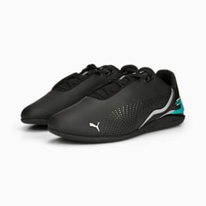 メンズ メルセデス MAPF1 ドリフト キャット デシマ スニーカー, PUMA Black-PUMA White-Spectra Green
