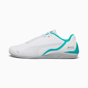 メンズ メルセデス MAPF1 ドリフトキャット デシマ ドライビングシューズ, PUMA White-Spectra Green, extralarge-JPN