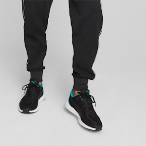 Mercedes AMG Petronas F1 Tiburion Unisex Sneakers, PUMA Black-Spectra Green-PUMA Black, extralarge-IND