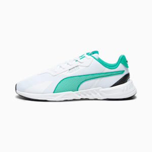 Mercedes AMG Petronas F1 Tiburion Unisex Sneakers, PUMA White-Spectra Green-PUMA Black, extralarge-IND