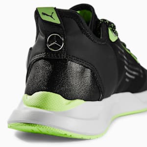 Mercedes AMG Petronas Formula 1 ZenonSpeed Unisex Sneakers, Puma Black-Fizzy Apple, extralarge-IND