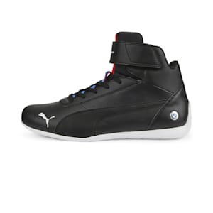BMW M Motorsport Neo Cat Mid Unisex Sneakers, Puma Black-Puma Black