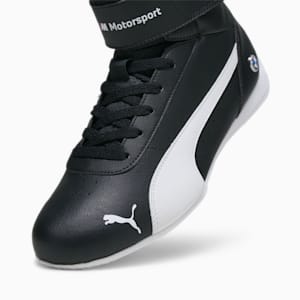 BMW M Motorsport Neo Cat Mid Unisex Sneakers, PUMA Black-PUMA White, extralarge-IND