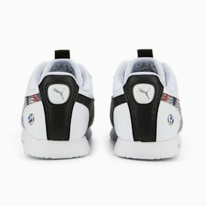 BMW M Motorsport Roma Via Little Kids' Motorsport Shoes, Puma White-Puma Black