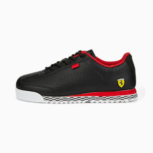 Scuderia Ferrari Roma Via Perf Motorsport Shoes Big Kids, Puma Black-Puma White, extralarge