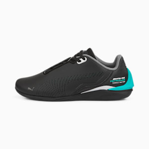 Mercedes AMG Petronas Formula 1 Drift Cat Decima Youth Sneakers, Puma Black-Spectra Green, extralarge-IND