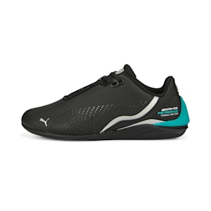 Mercedes AMG Petronas Formula 1 Drift Cat Decima Youth Sneakers, PUMA Black-PUMA White-Spectra Green, extralarge-IND