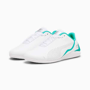 Mercedes-AMG Petronas Formula 1® Drift Cat Decima Motorsport Shoes Youth, PUMA White-Spectra Green, extralarge-GBR