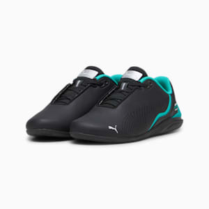 Mercedes AMG Petronas Formula 1 Drift Cat Decima Youth Sneakers, PUMA Black-Spectra Green, extralarge-IND