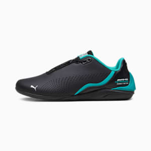 Mercedes AMG Petronas Formula 1 Drift Cat Decima Youth Sneakers, PUMA Black-Spectra Green, extralarge-IND