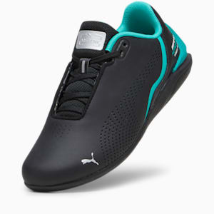 Mercedes AMG Petronas Formula 1 Drift Cat Decima Youth Sneakers, PUMA Black-Spectra Green, extralarge-IND