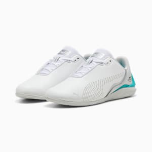 Mercedes AMG Petronas Formula 1 Drift Cat Decima Youth Sneakers, PUMA White-Sheen Green, extralarge-IND