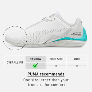 Mercedes AMG Petronas Formula 1 Drift Cat Decima Youth Sneakers, PUMA White-Sheen Green, extralarge-IND