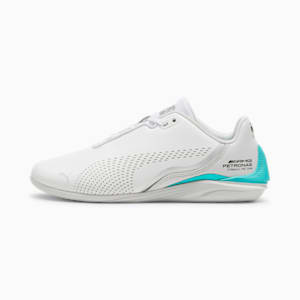 Mercedes AMG Petronas Formula 1 Drift Cat Decima Youth Sneakers, PUMA White-Sheen Green, extralarge-IND