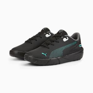 Mercedes AMG Petronas F1 Drift Cat Decima Kid's Sneakers, Puma Black-Spectra Green