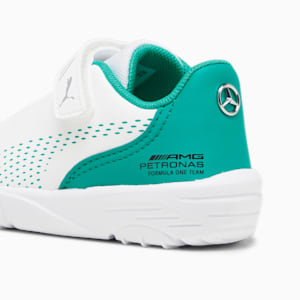 Mercedes-AMG Petronas Drift Cat Decima Toddlers' Motorsport Shoes, PUMA White-Spectra Green, extralarge-GBR