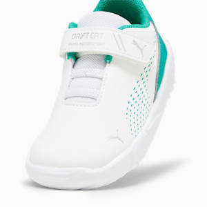 Mercedes-AMG Petronas Drift Cat Decima Toddlers' Motorsport Shoes, PUMA White-Spectra Green, extralarge-GBR