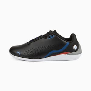BMW M Motorsport Drift Cat Decima Youth Sneakers, Puma Black-Estate Blue-Puma White, extralarge-IND