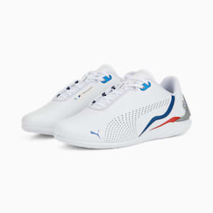 BMW M Motorsport Drift Cat Decima Youth Sneakers, Puma White-Estate Blue