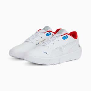 BMW M Motorsport Drift Cat Dec. Kids' Sneakers, Puma White-Estate Blue