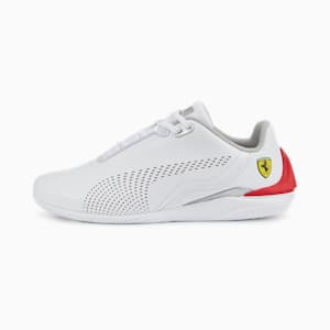 Ferrari Drift Cat Decima Youth Motorsport Sneakers, Puma White-Rosso Corsa