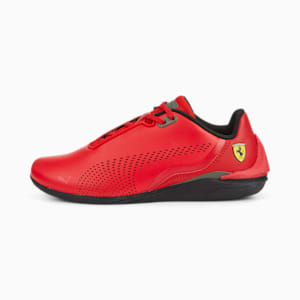Ferrari Drift Cat Decima Youth Motorsport Sneakers, Rosso Corsa-Puma Black