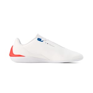 メンズ BMW MMS ドリフト キャット DECIMA ドライビングシューズ, PUMA White-Pop Red-PUMA White