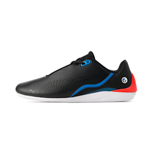 メンズ BMW MMS ドリフト キャット DECIMA ドライビングシューズ, PUMA Black-Pop Red-PUMA White
