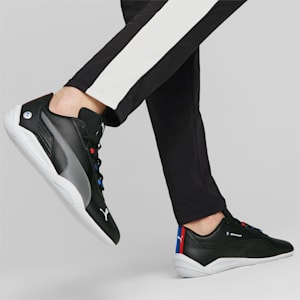 BMW M Motorsport R-Cat Machina Unisex Sneakers, PUMA Black-Flat Medium Gray, extralarge-IND