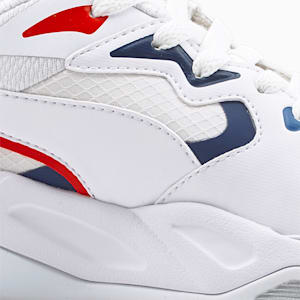 Zapatos de automovilismo BMW M Motorsport TRC Lyft para mujer, Puma White-Estate Blue