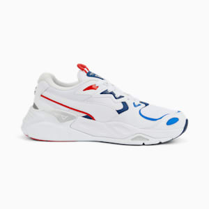 Zapatos de automovilismo BMW M Motorsport TRC Lyft para mujer, Puma White-Estate Blue