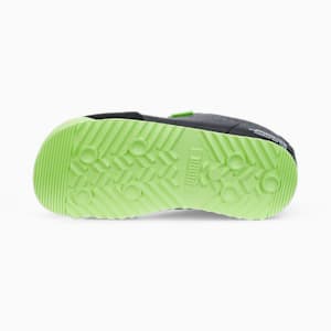 Mercedes-AMG Petronas Motorsport Roma Via Perforated Toddlers' Motorsport Shoes, Puma Black-Fizzy Apple