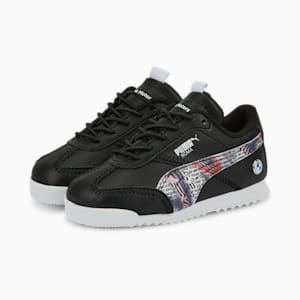 Tenis para bebés BMW M Motorsport Roma Via, Puma Black-Puma White