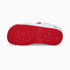 Zapatos deportivos de automovilismo Scuderia Ferrari Roma Via Perforated para bebé, Puma White-Puma White