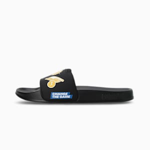 Puma black daily slippers hotsell