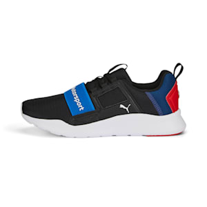 BMW M Motorsport Wired Cage Unisex Sneakers, PUMA Black-Pro Blue-Pop Red, extralarge-IND